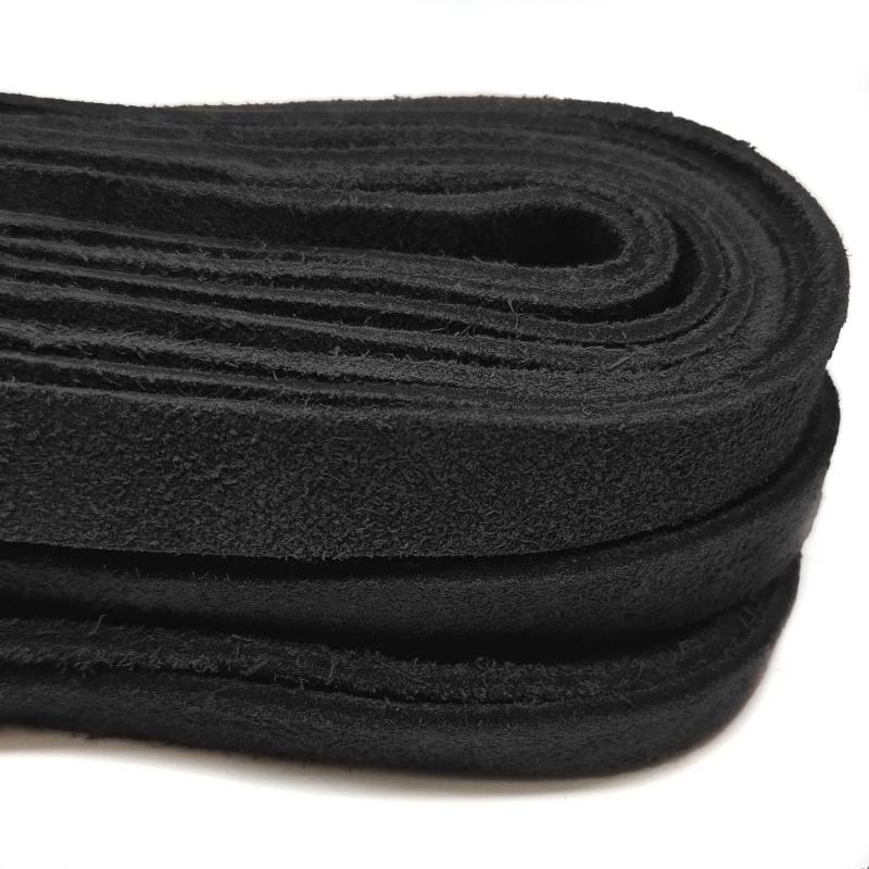 esnado Wildlederband flach, 15 mm x 2,5 mm - Schwarz esnado Wildlederband flach, 15 mm x 2,5 mm - Schwarz von Esnado