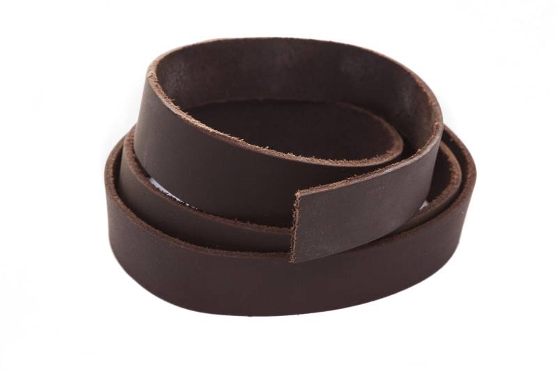 esnado flaches Lederband | Braun |1 Meter esnado flaches Lederband | Braun |1 Meter von Esnado