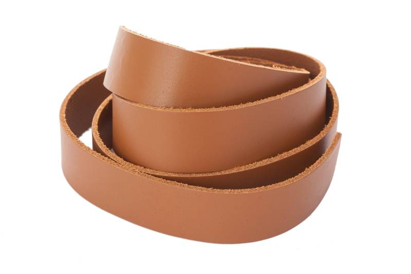 esnado flaches Lederband | Hellbraun | 1 Meter esnado flaches Lederband | Hellbraun | 1 Meter von Esnado