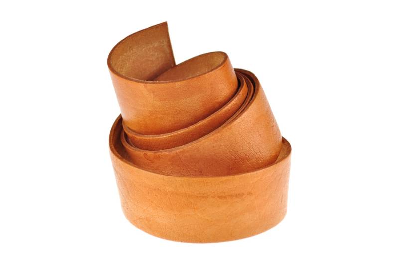 esnado flaches Lederband | Naturbraun | 1 Meter esnado flaches Lederband | Naturbraun | 1 Meter von Esnado