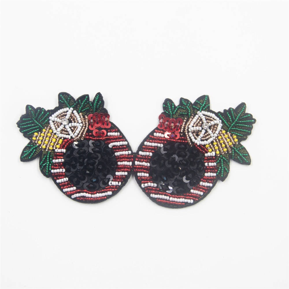 3D Beaded Embroidery Aufnäher Acryl Stein Applikation von EsonfashionI