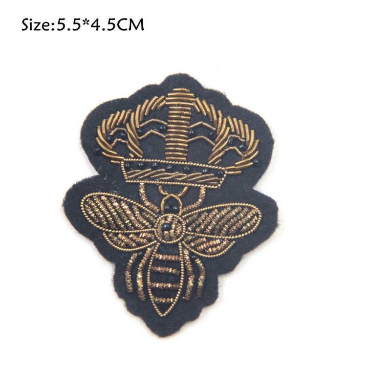 Queen Bee Embroidery Aufnäher Aufbügler von EsonfashionI