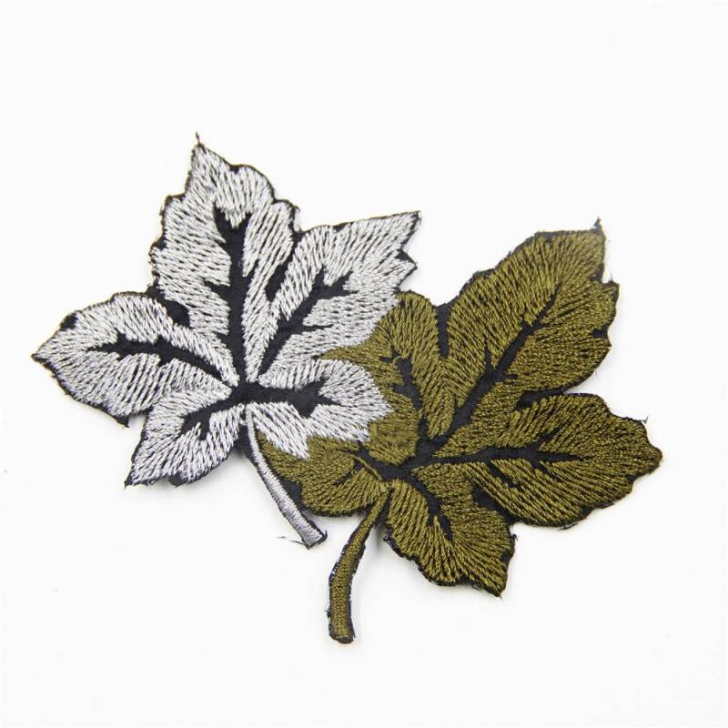 Blatt Gestickte Applikation Aufbügler von EsonfashionI