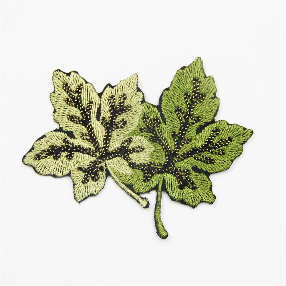 Blatt Gestickte Applikation Aufbügler von EsonfashionI