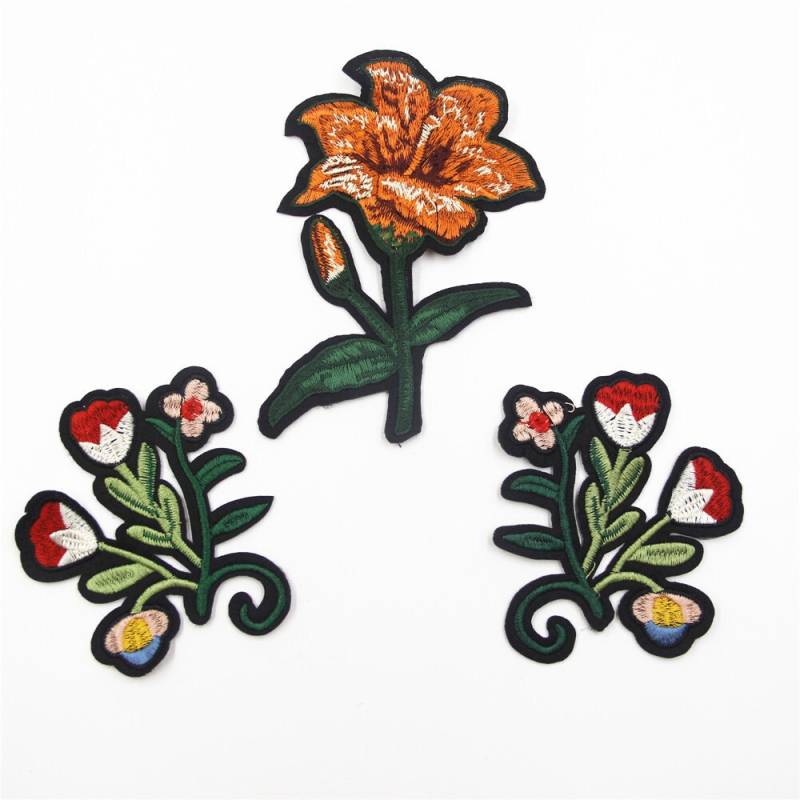 Blumen Gestickte Flicken Set Kleider Applikation, Spiegel Design Blumen Gestickte Flicken Set Kleider Applikation, Spiegel Design von EsonfashionI