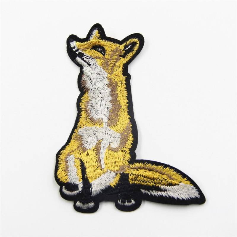 Fuchs Aufnäher, Gestickter Aufbügler, Gesticktes Bild Fuchs Aufnäher, Gestickter Aufbügler, Gesticktes Bild von EsonfashionI