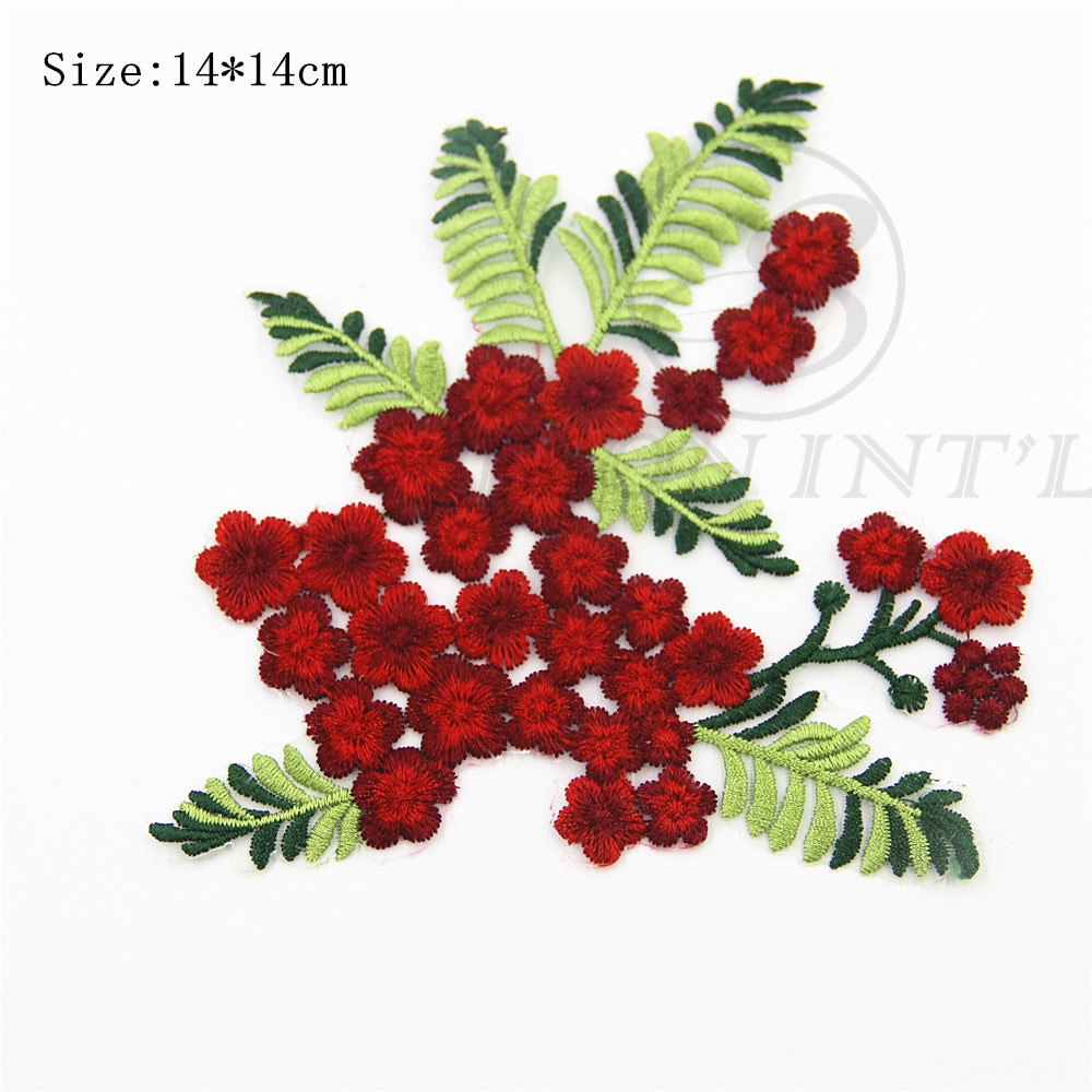 Gestickte Blumen Aufnäher Nähzubehör von EsonfashionI