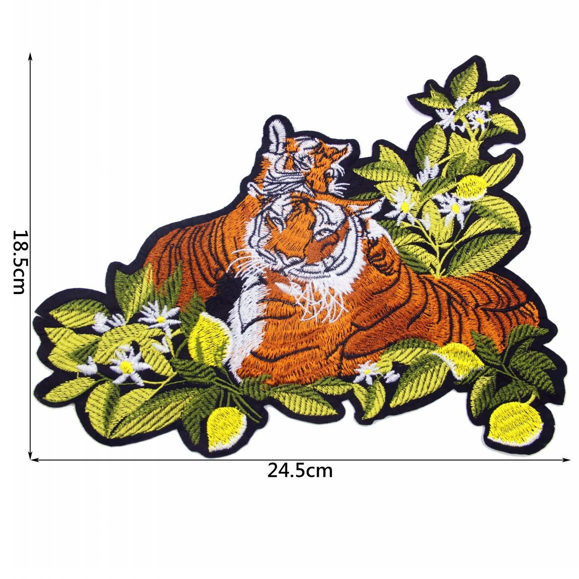 Gestickte Tiger Applikation Aufnäher Aufbügeln Kleidungsstück Dekoration von EsonfashionI
