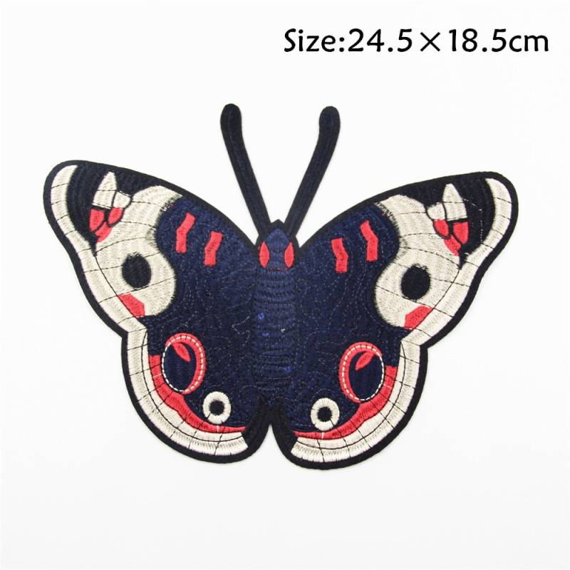 Gestickter Schmetterling Applikation Aufnäher Fashion Fabric Butterfly von EsonfashionI