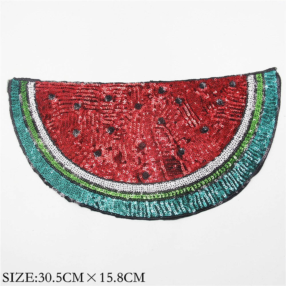 Sequin Watermelon Patch Gestickte Applikation Zum Aufbügeln von EsonfashionI