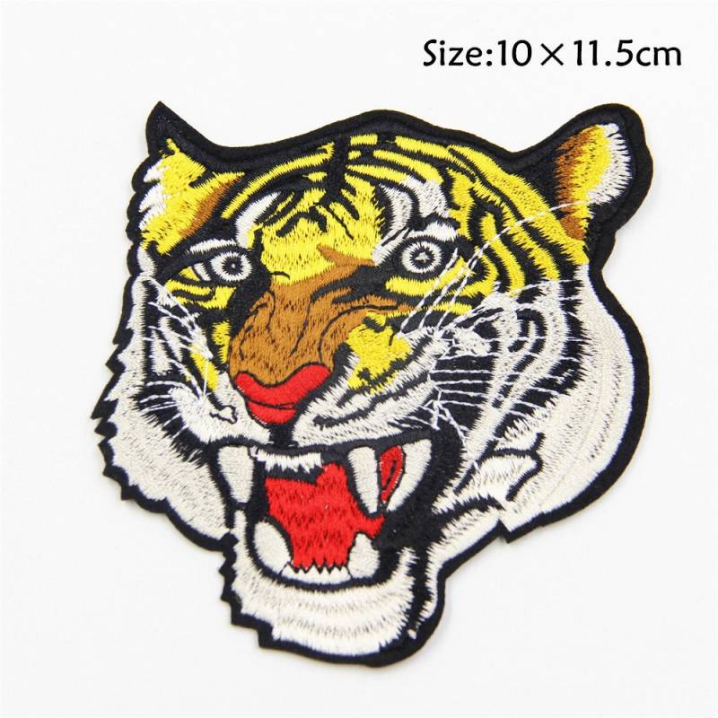 Tiger Gestickt Applikation Patch Kleidung Dekoration von EsonfashionI