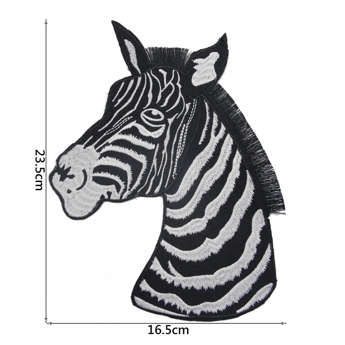 Zebra Patch, 1 Stück Groß Gestickt Applikation Hochwertige Patch, Zebra Für Kleidungsstück von EsonfashionI