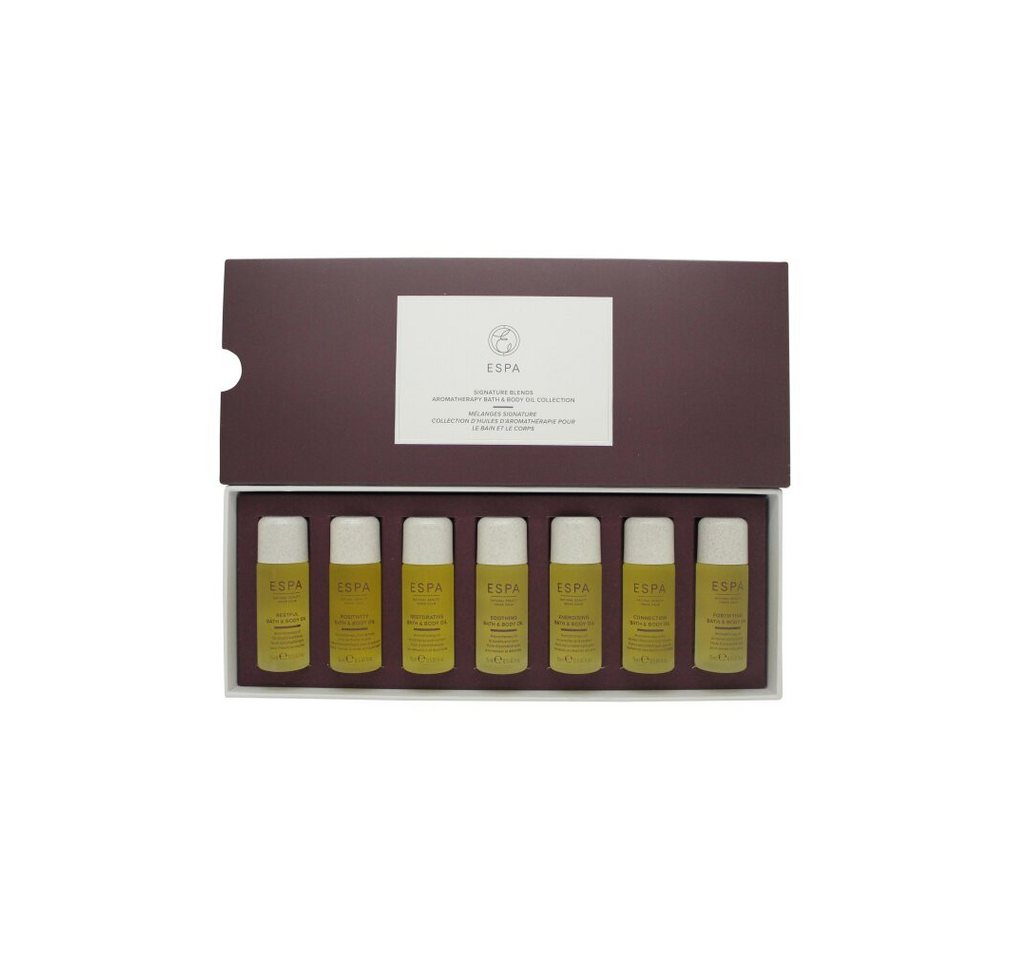 Espa Körperpflegemittel Signature Blends Aromatherapy Bath & Body Oil Collection 7 x 15ml Espa Körperpflegemittel Signature Blends Aromatherapy Bath & Body Oil Collection 7 x 15ml von Espa