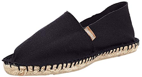 Espadrij L'Originale Classic schwarz Black Noir Herren Espadrilles Sommerschuhe (42) von Espadrij