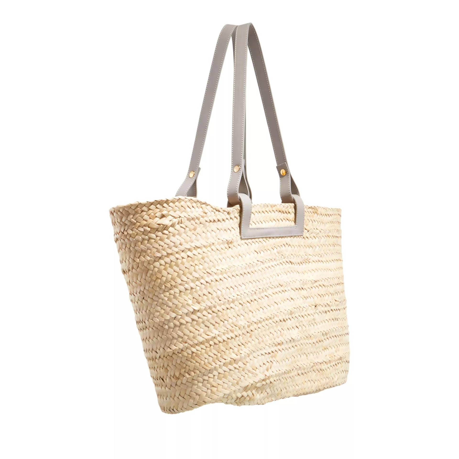 Espadrij l’originale Shopper - Palm Basket Luxe Pochet - Gr. unisize - in Beige - für Damen von Espadrij l’originale