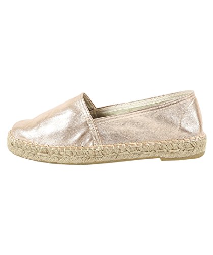 Espadrij Espadrilles Plateau Größe 37 Rose Gold von Espadrij