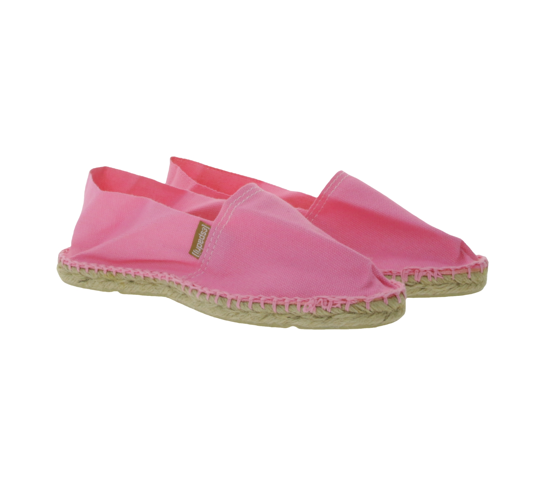 Espadrij Classic mules Damen Pantoffeln aus Canvas Sommer-Schuhe Pink von Espadrij