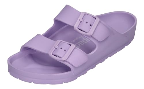 Espadrij L'ORIGINALE Damen Pantolette AMI POOL lavende, Größe:41 EU von Espadrij