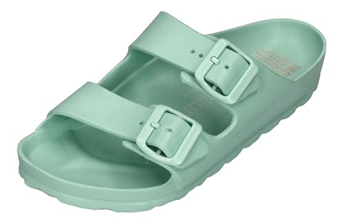 Espadrij L'ORIGINALE Damen Pantolette - AMI POOL - mint, Größe:37 EU von Espadrij