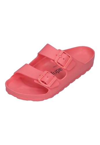 Espadrij L'ORIGINALE Damen Pantolette AMI POOL peach, Größe:42 EU von Espadrij