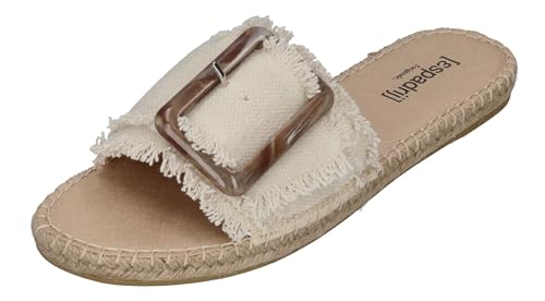 Espadrij L'ORIGINALE Pantolette - BELFORT LINEN - nature, Größe:41 EU Espadrij L'ORIGINALE Pantolette - BELFORT LINEN - nature, Größe:41 EU von Espadrij