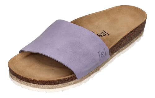 Espadrij L'ORIGINALE Pantolette COPINE VELOUR lavande, Größe:39 EU von Espadrij