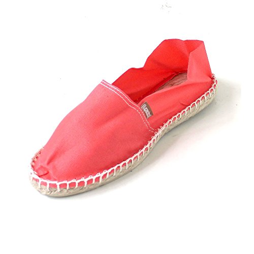 Espadrij L'Originale Classic Coral rot Damen Espadrilles Sommerschuhe Leinen (36) von Espadrij