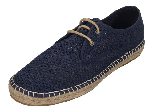 Espadrij L'Originale Espadrilles - PAYSAN MESH Men - Marine, Größe:42 EU von Espadrij