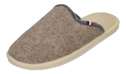 Espadrij L'Originale Hausschuhe CHAUSSON Men Sable gris, Größe:43 EU von Espadrij