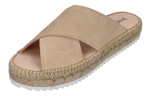 Espadrij L'ORIGINALE Pantolette - CROISETTE VELOUR LOW - beige, Größe:40 EU Espadrij L'ORIGINALE Pantolette - CROISETTE VELOUR LOW - beige, Größe:40 EU von Espadrij
