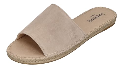 Espadrij L'Originale Pantolette - Plage Velour - beige, Größe:37 EU Espadrij L'Originale Pantolette - Plage Velour - beige, Größe:37 EU von Espadrij