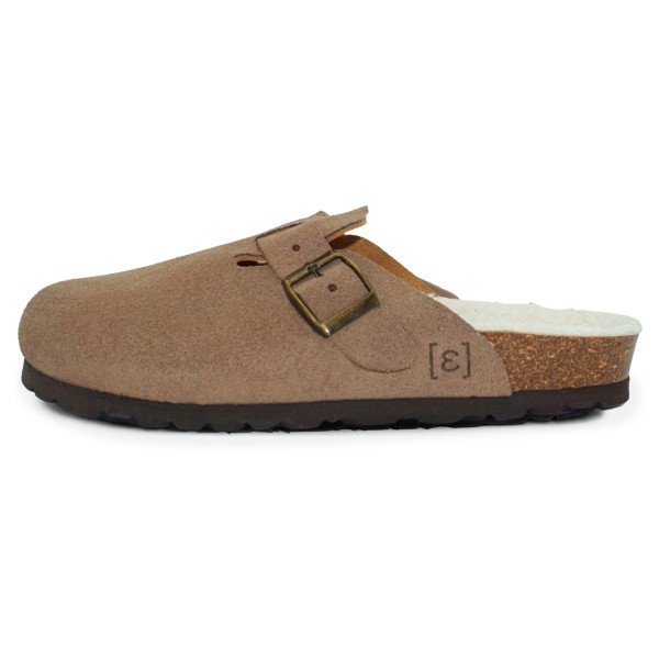 Espadrij - Women's Cloq Velour Teddy - Sandalen Gr 38 braun von Espadrij