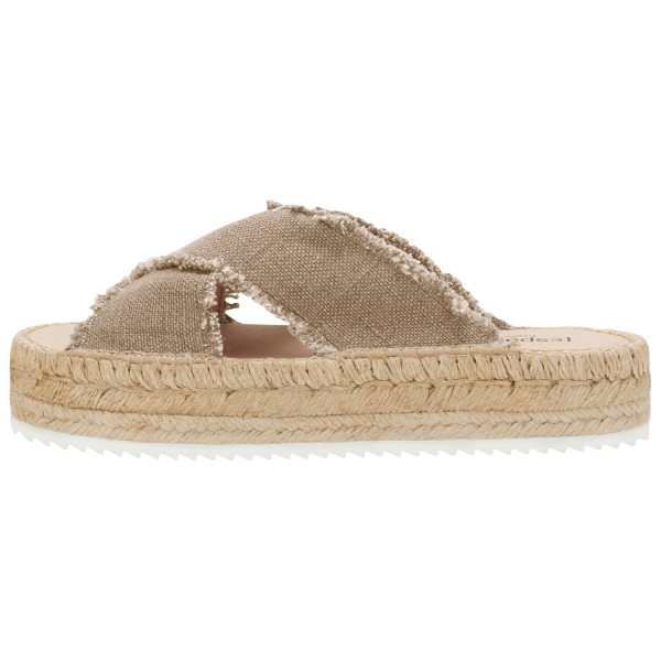 Espadrij - Women's Croisette Linen - Sandalen Gr 41 beige von Espadrij