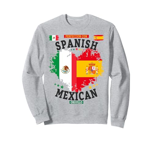 Spanische mexikanische Wurzeln, Outfit-Idee für Frauen und España-Flagge Sweatshirt Spanische mexikanische Wurzeln, Outfit-Idee für Frauen und España-Flagge Sweatshirt von España Mexicano Hispanic Heritage Month Kids Ideas