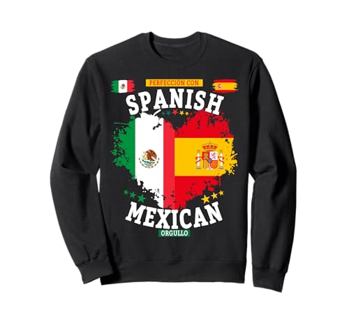 Spanische mexikanische Wurzel-Outfit-Idee für Kinder und España-Flagge Sweatshirt Spanische mexikanische Wurzel-Outfit-Idee für Kinder und España-Flagge Sweatshirt von España Mexicano Hispanic Heritage Month Women Idea