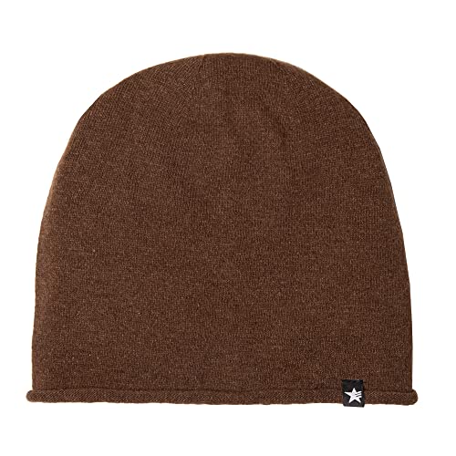 Esperando Lammwoll Beanie, Mütze Herren, Beanie Damen, Leichtes Beanie, Slouch Strickmütze, Weich und Warm (Dunkelbraun) von Esperando