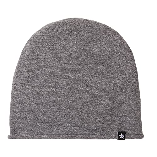 Esperando Lammwoll Beanie, Mütze Herren, Beanie Damen, Leichtes Beanie, Slouch Strickmütze, Weich und Warm (Grau) von Esperando