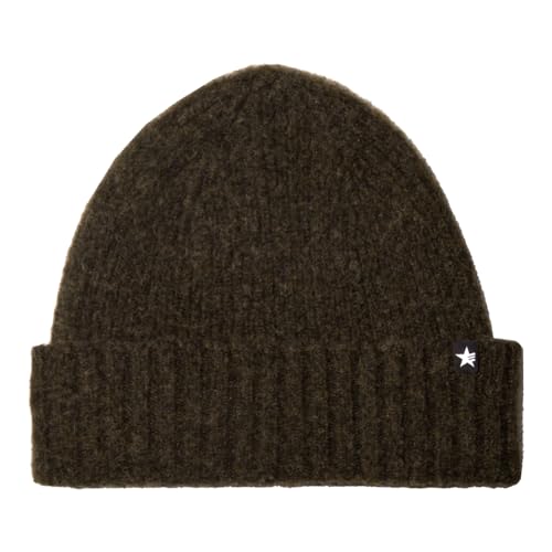 Esperando Nordster Beanie, 100% Schurwolle, Made in Schottland, Woolmark Zertifiziert, sehr weiche Wolle, Damen und Herren Wintermütze, nachhaltig hergestellt, Wollmütze, Lammwolle (Braun) von Esperando