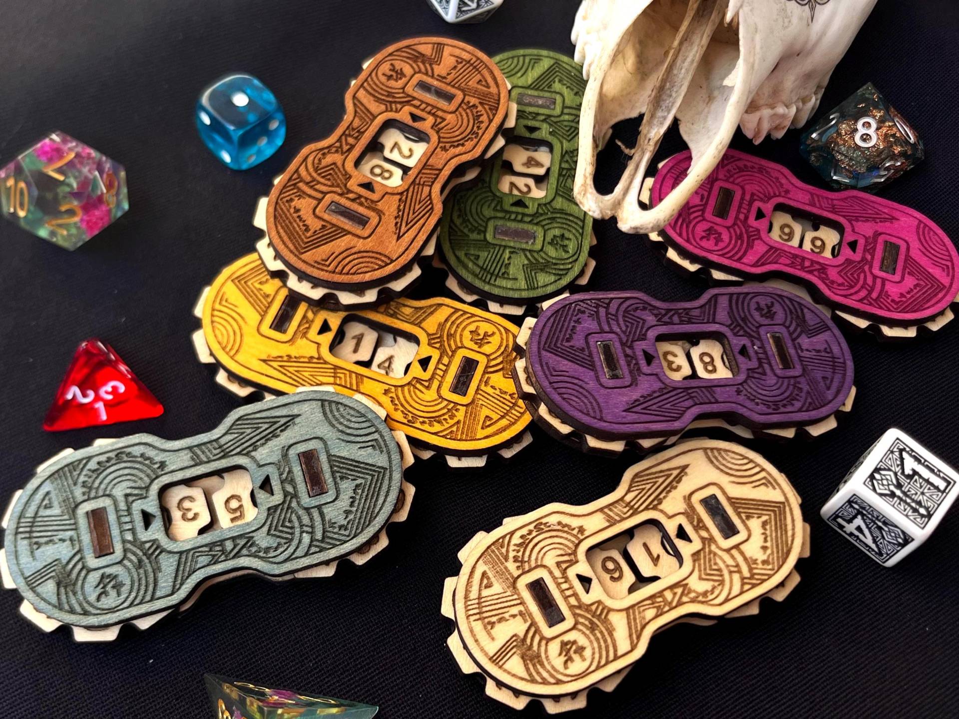 Ps-Zähler Für Tabletop-Rollenspiele Oder Brettspiele | 7 Verschiedene Farben von EsperantaDragon