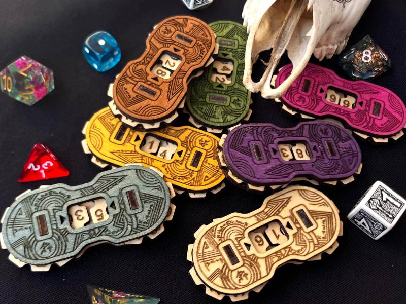 Ps-Zähler Für Tabletop-Rollenspiele Oder Brettspiele | 7 Verschiedene Farben Ps-Zähler Für Tabletop-Rollenspiele Oder Brettspiele | 7 Verschiedene Farben von EsperantaDragon