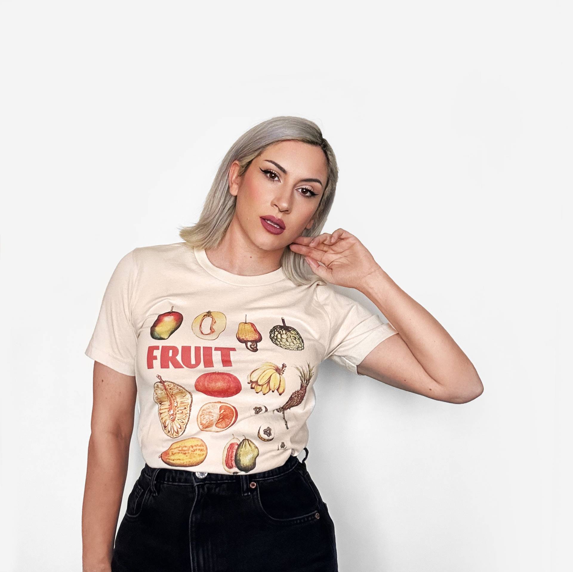Retro Obst Grafik-T-Shirt | Vintage-Inspiriertes Unisex-T-Shirt Retro Obst Grafik-T-Shirt | Vintage-Inspiriertes Unisex-T-Shirt von EspiLane