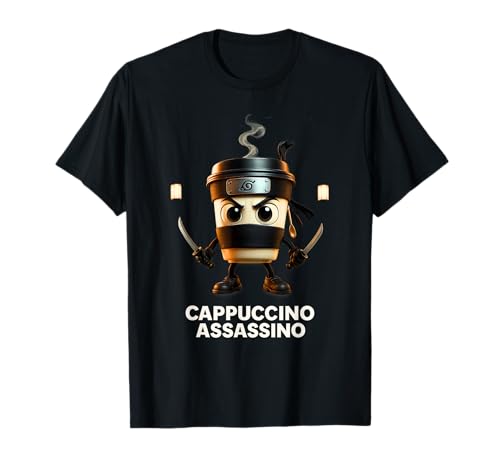 Cappuccino Assassino Italian Brainrot für Kinder, Jungen, Generation Z, Herren T-Shirt Cappuccino Assassino Italian Brainrot für Kinder, Jungen, Generation Z, Herren T-Shirt von Espresso Coffee Ninja Meme Ballerina Cappuccina