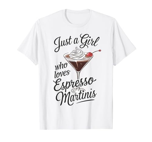 Tini Time Cocktail Nur EIN Mädchen, das Espresso-Martinis liebt T-Shirt Tini Time Cocktail Nur EIN Mädchen, das Espresso-Martinis liebt T-Shirt von Espresso Martini Gifts and Outfits Co.