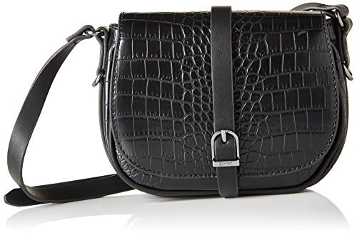 ESPRIT Damen 090EA1O320 Umhängetasche, 001/BLACK von edc by Esprit