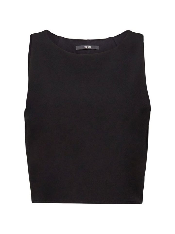 Esprit Collection Blusentop Cropped Top aus Crêpe von Esprit Collection