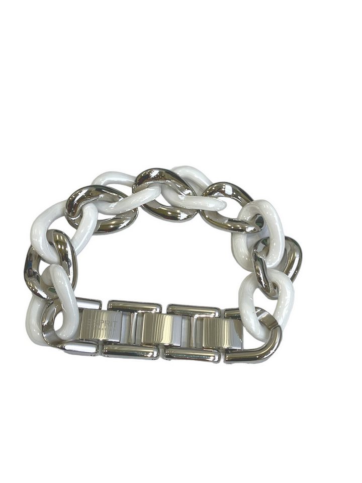 Esprit Collection Edelstahlarmband Edelstahl Silber Weiß - ELBR11606A195 Esprit Collection Edelstahlarmband Edelstahl Silber Weiß - ELBR11606A195 von Esprit Collection