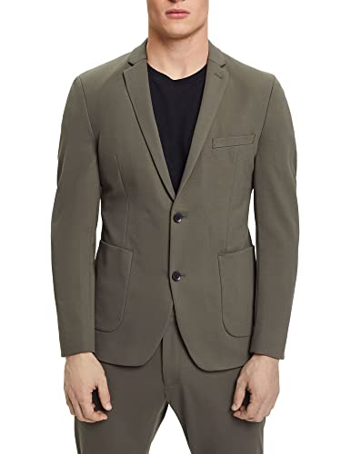 ESPRIT Collection Herren 992eo2g302 Blazer, 355/Dark Khaki, 98 von ESPRIT