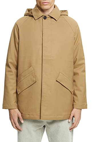 ESPRIT Herren 092EO2G313 Mantel, 250/KHAKI BEIGE, XXL von ESPRIT