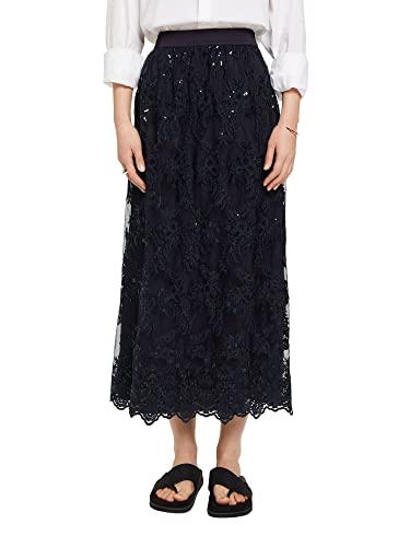 ESPRIT Damen 023EO1D312 Rock, 400/NAVY, L ESPRIT Damen 023EO1D312 Rock, 400/NAVY, L von ESPRIT