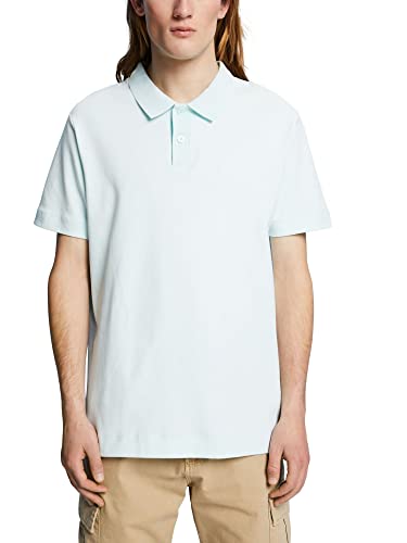 ESPRIT Collection Herren 023eo2k305 Polohemd, 390/Light Aqua Green, L von ESPRIT